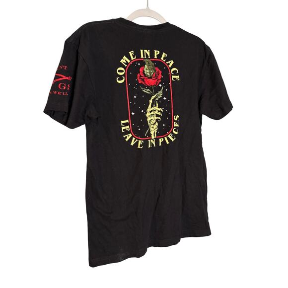 Grunt Style Come in Peace Leave in Pieces graphic t-shirt - Picture 4 of 4